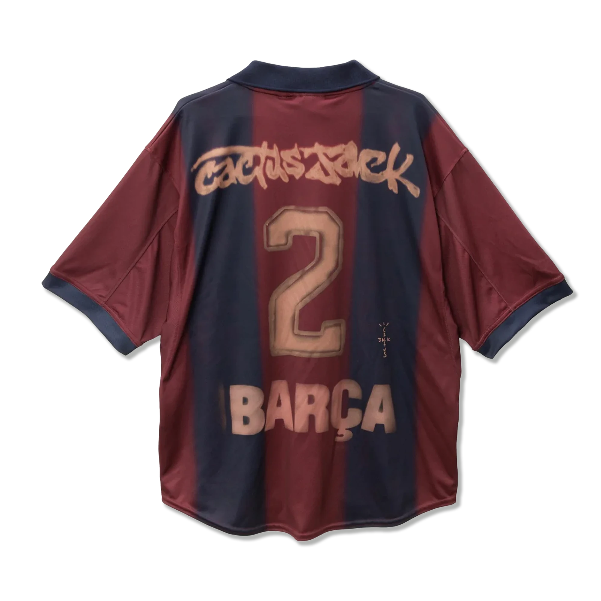 Barcelona Retro 2000/2001 Home Jersey “Skeleton”