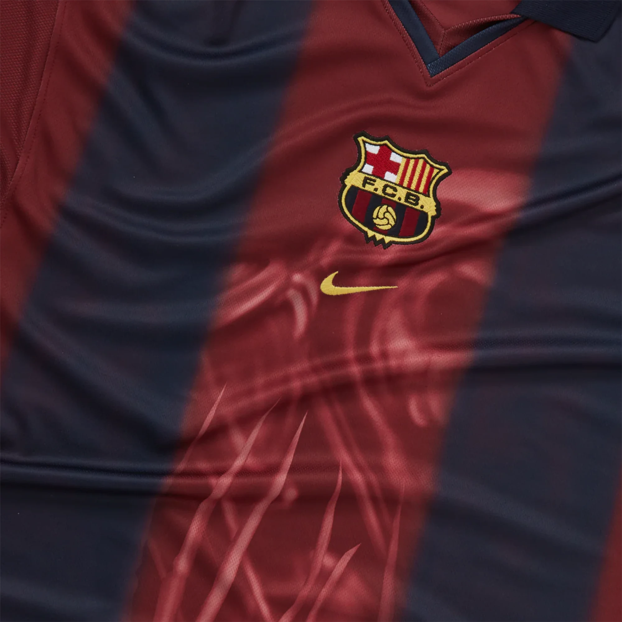 Barcelona Retro 2000/2001 Home Jersey “Skeleton”