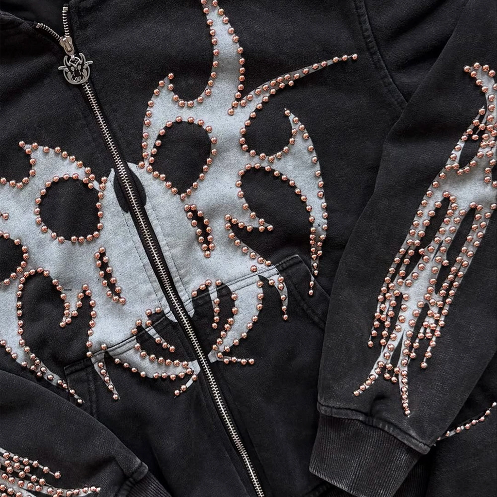 Roach Studded “Rose Gold”