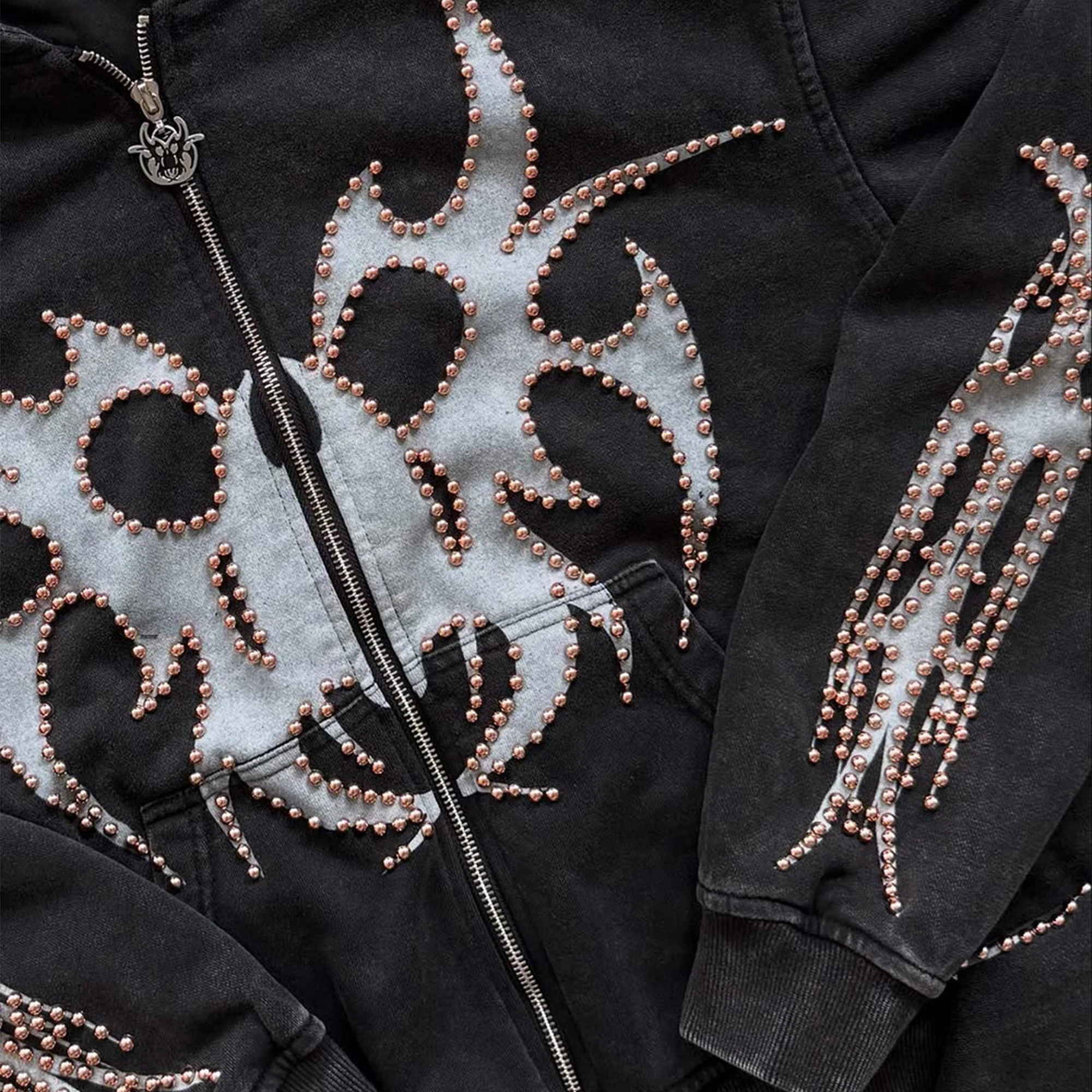 Roach Studded “Rose Gold”