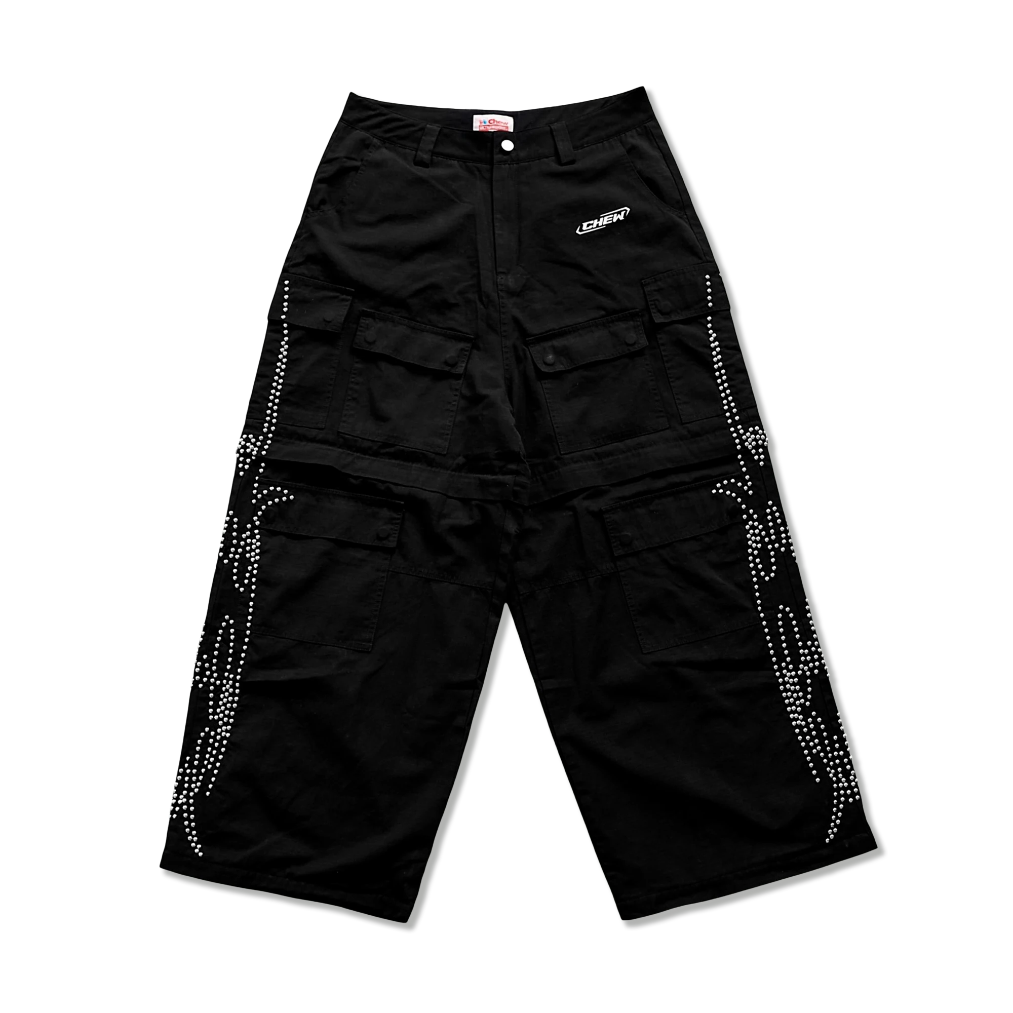 Roach Studded Ripstop Convertible "Black"