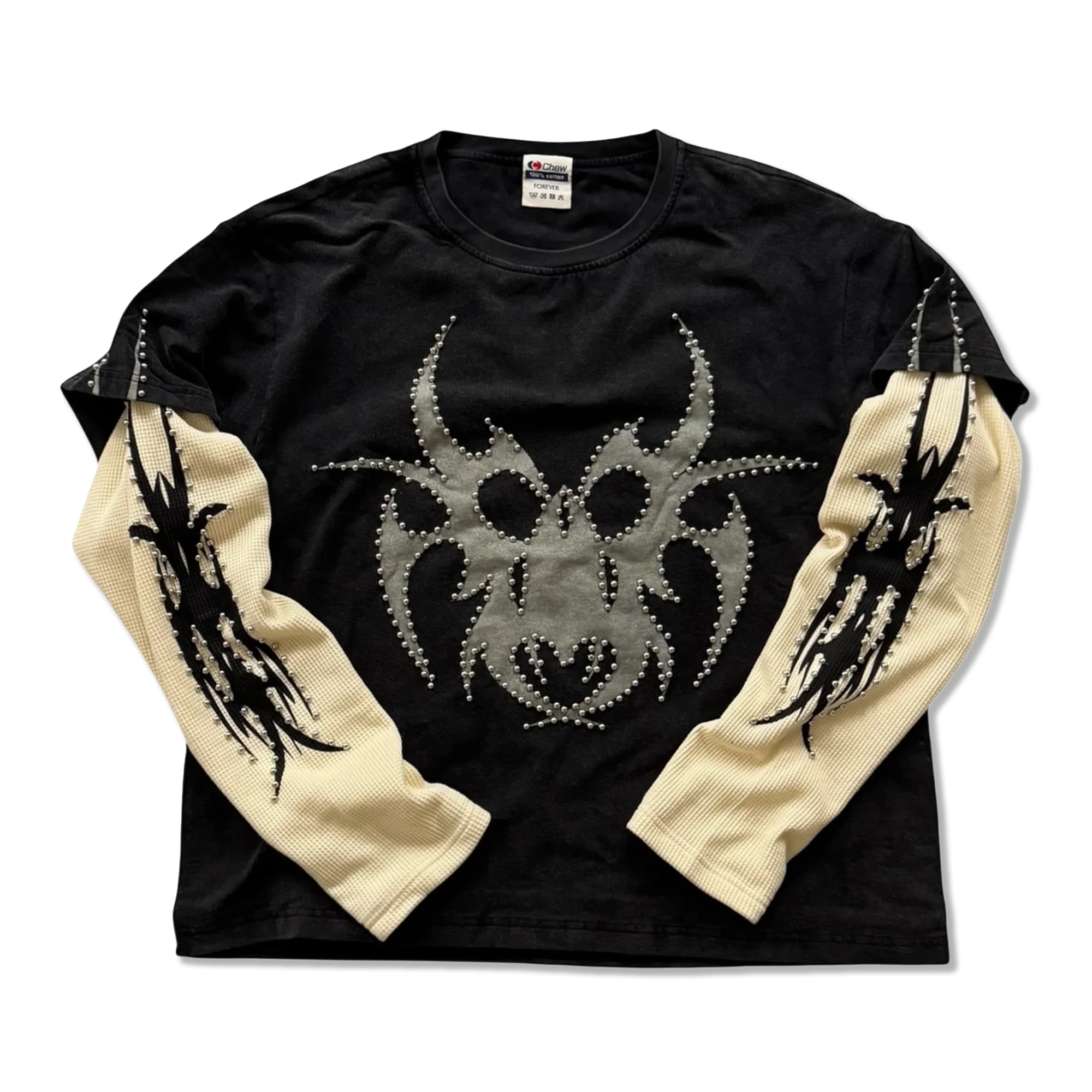 Roach Studded Longsleeve "Black"