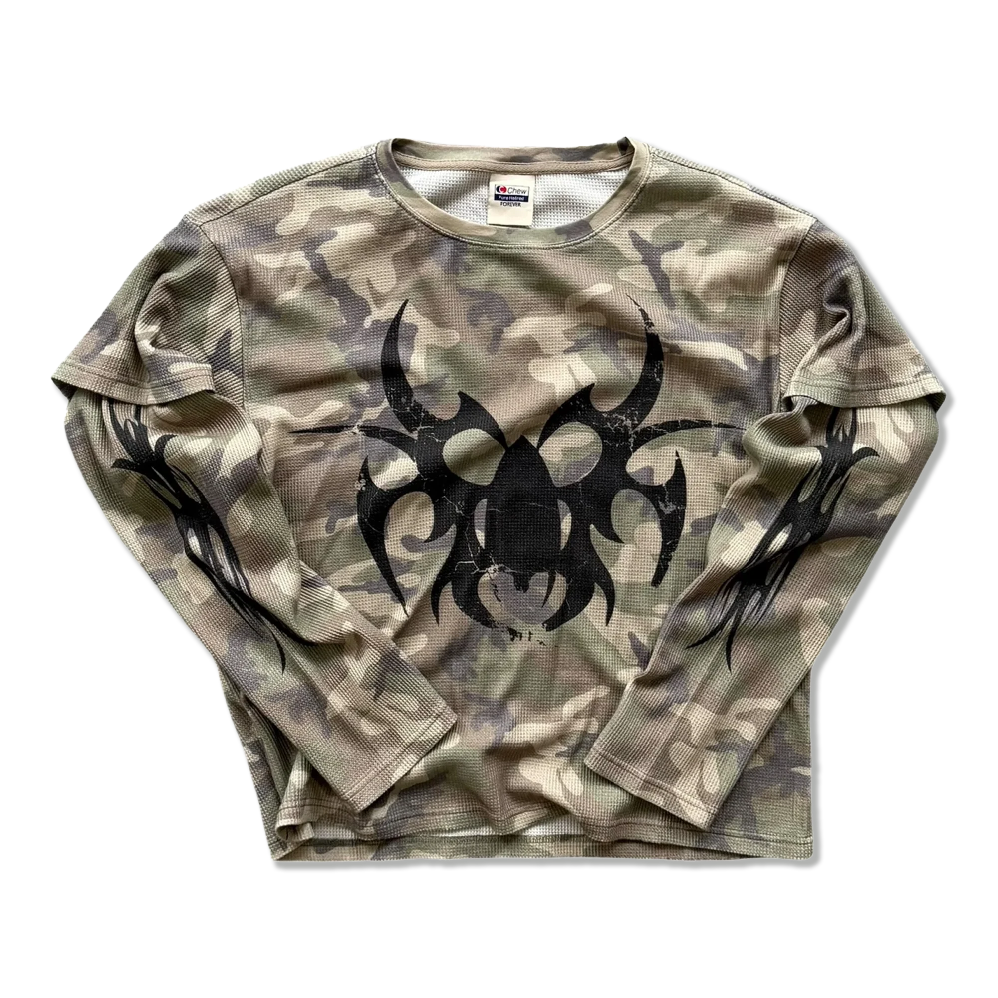 Woodland Waffle Longsleeve "Camo"