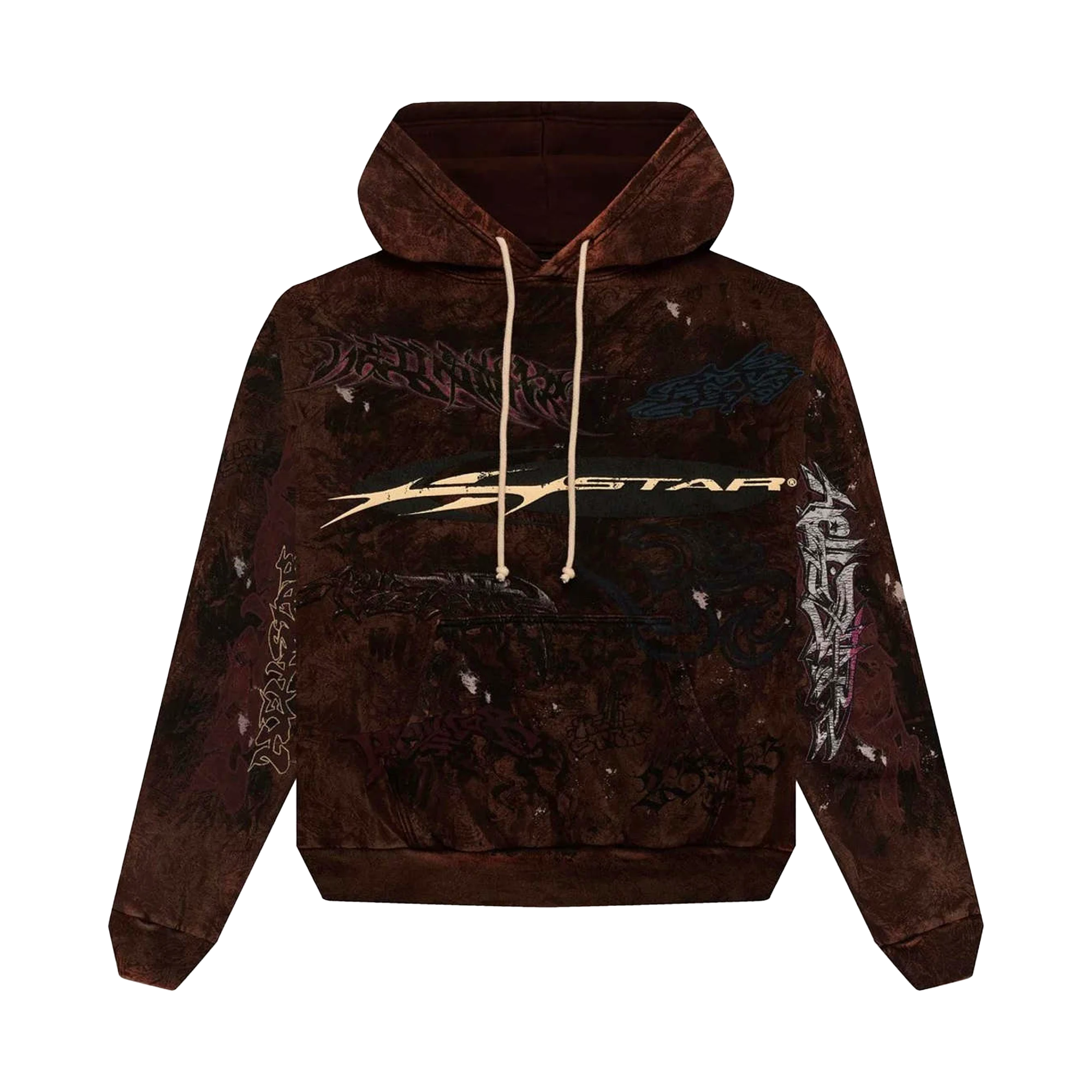 Graffiti Hoodie "Brown"