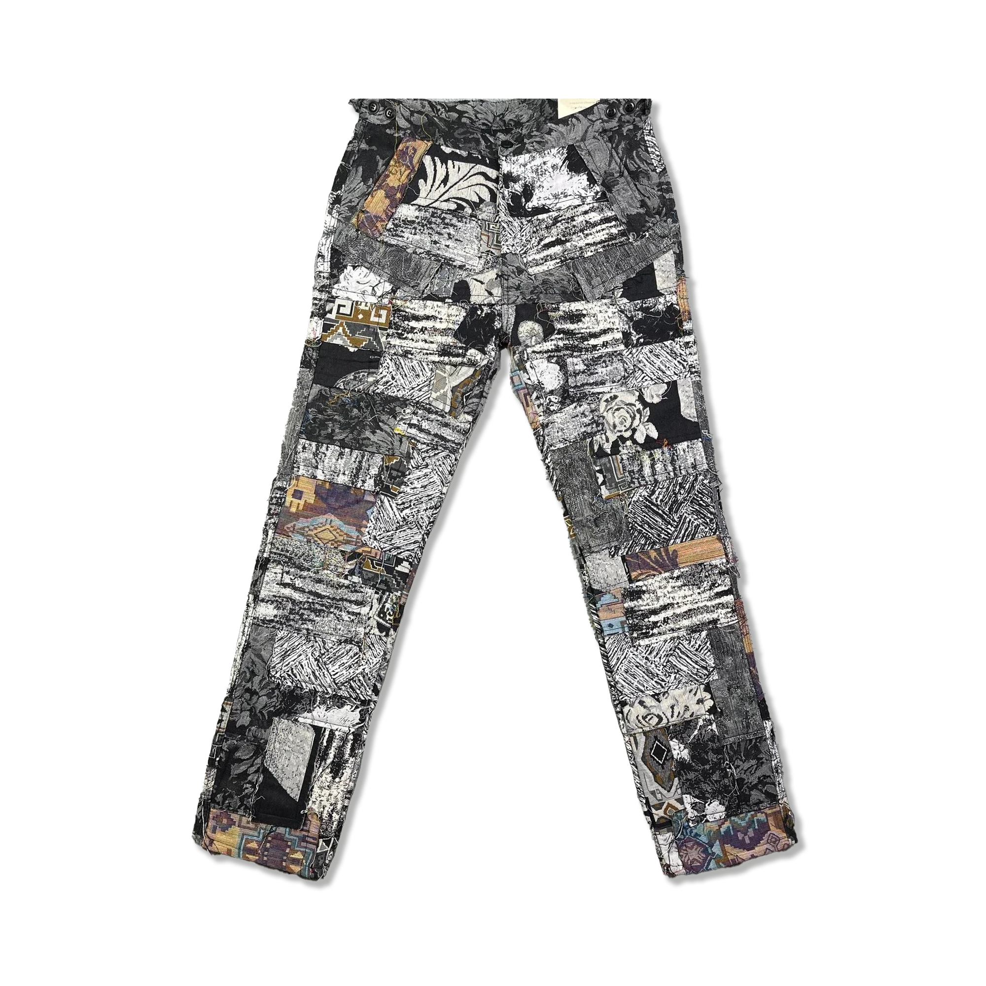 Paneled Blanket “Black/White”