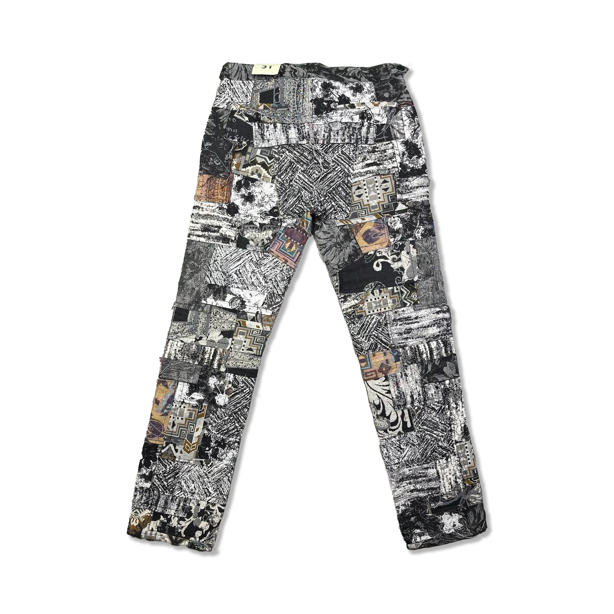 Paneled Blanket “Black/White”