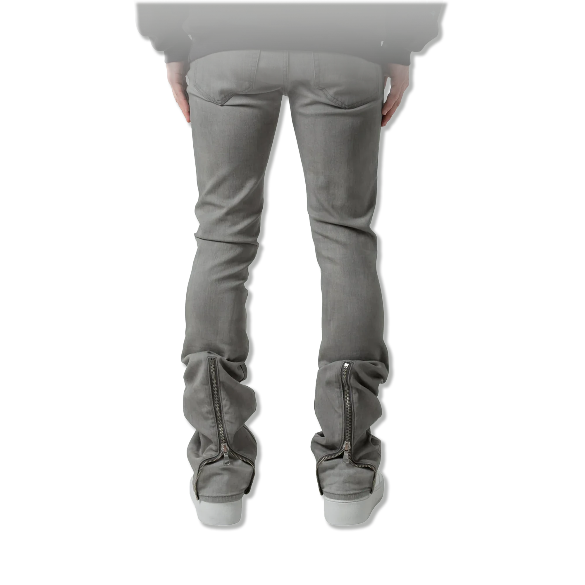 Convertible Skinny Denim “Grey”