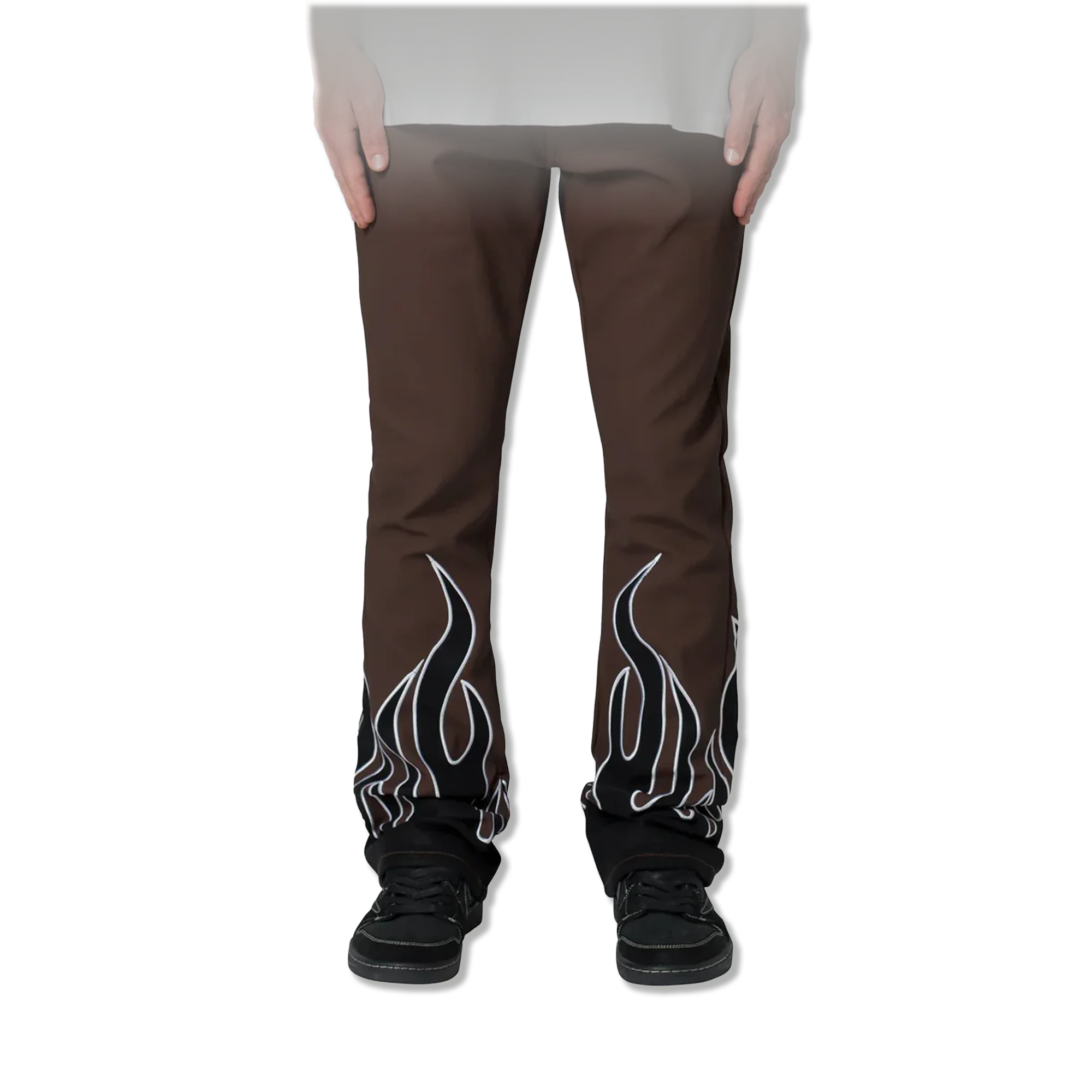 Leather Flare Flame “Brown”