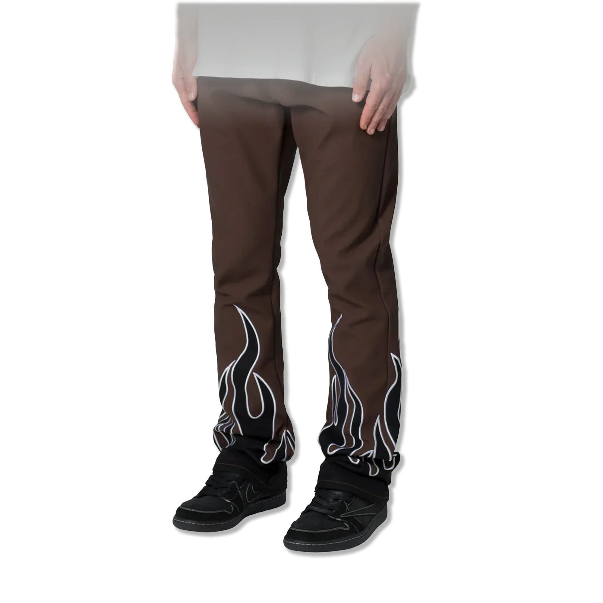 Leather Flare Flame “Brown”