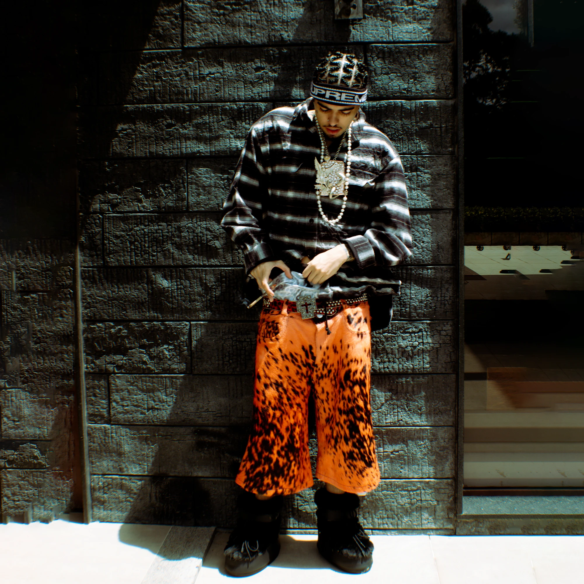 Flared Cowhide Shorts “ComplexCon Exclusive”