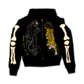 Ying Yang Bone Hoodie "Black"