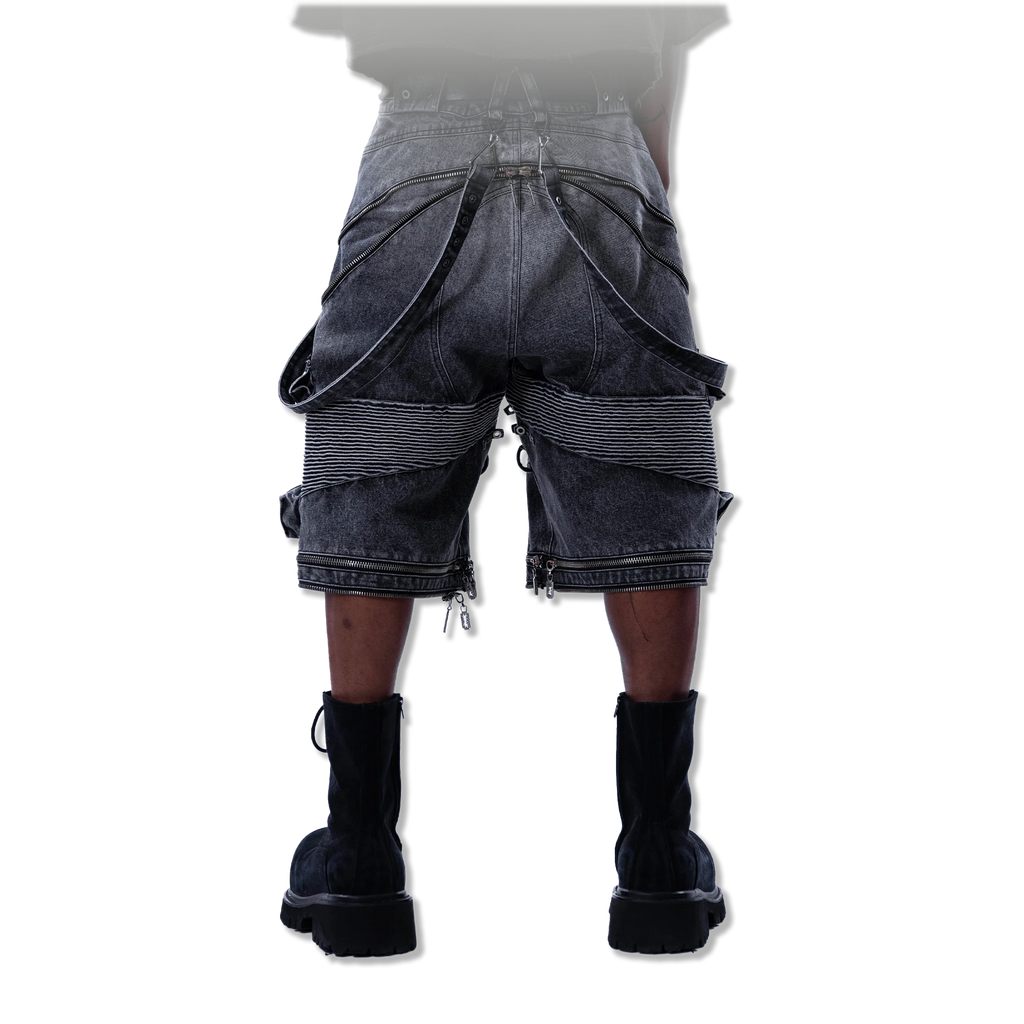 Night Heavy-Duty Denim Pants “Washed Black”