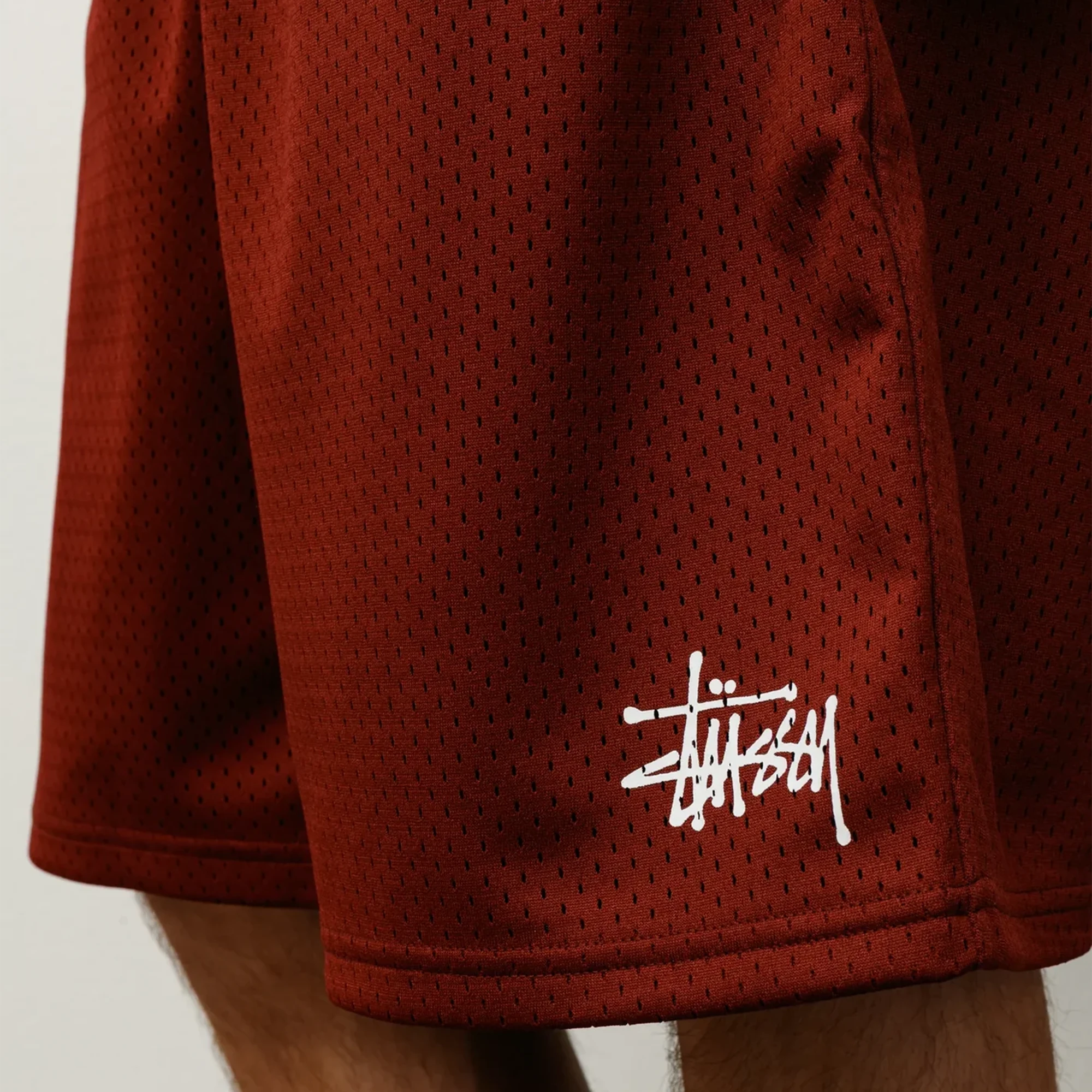 Basic Mesh Shorts “Dark Red”