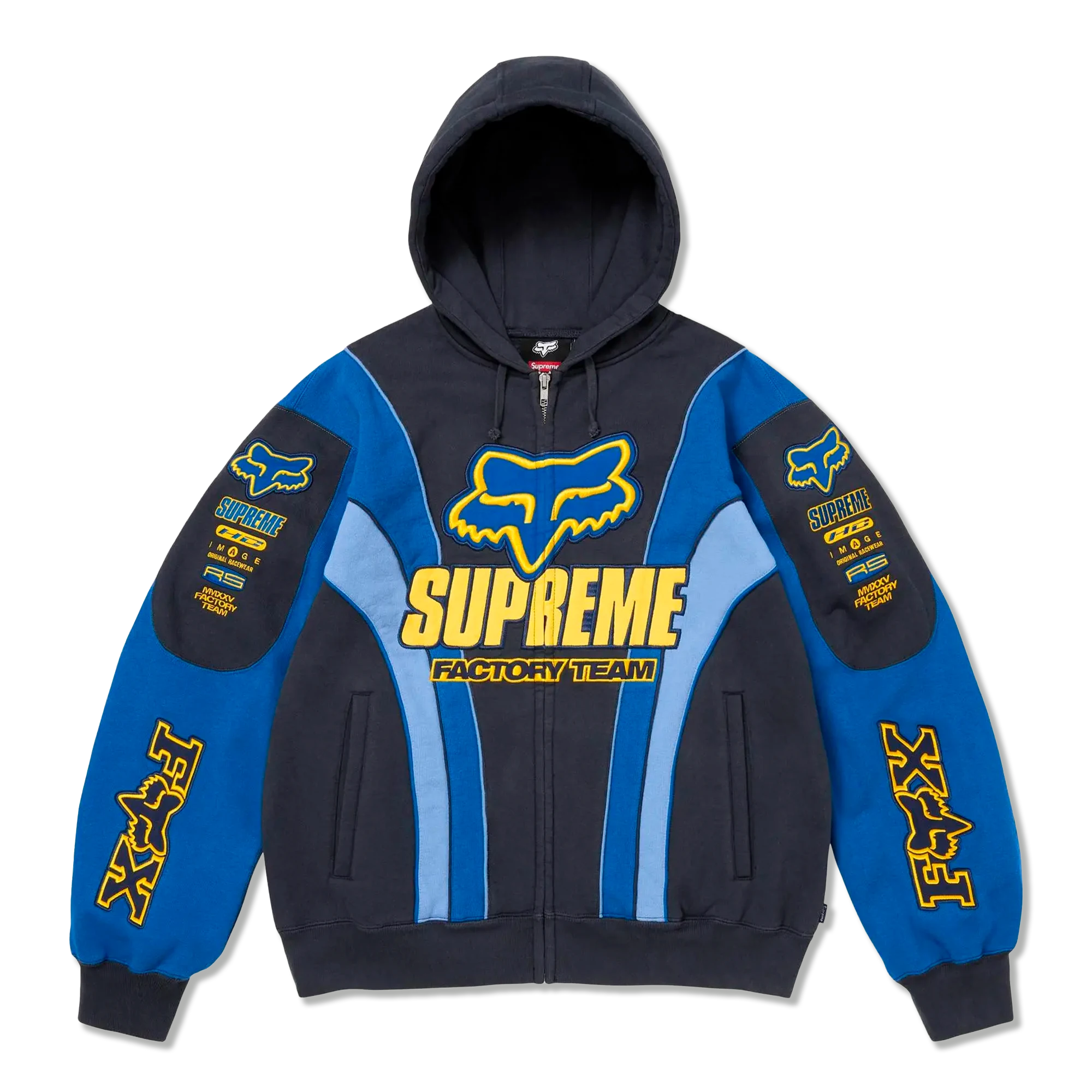 Supreme X Fox Racing® Zip-Up “Navy”