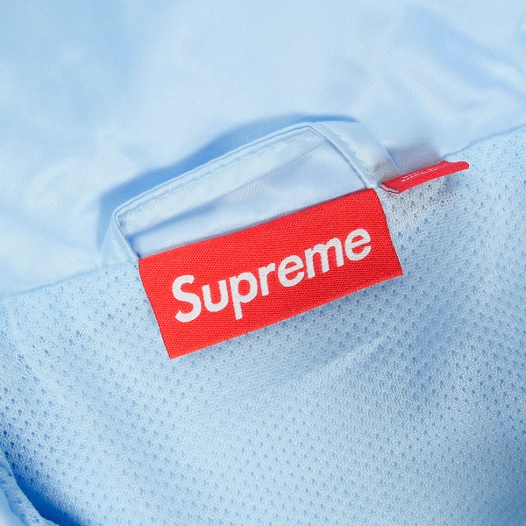 Satin Piping Pullover “Light Blue”