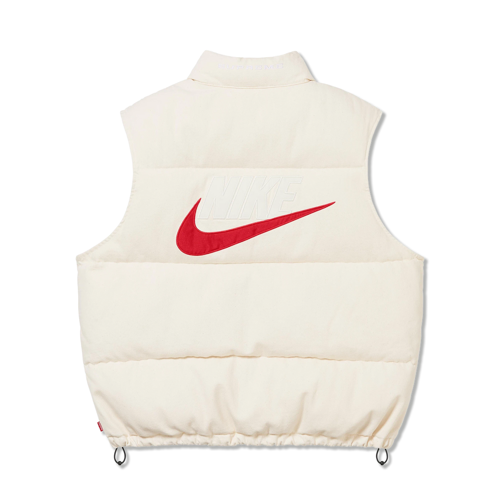 Supreme X Nike Denim Puffer Vest "Natural"