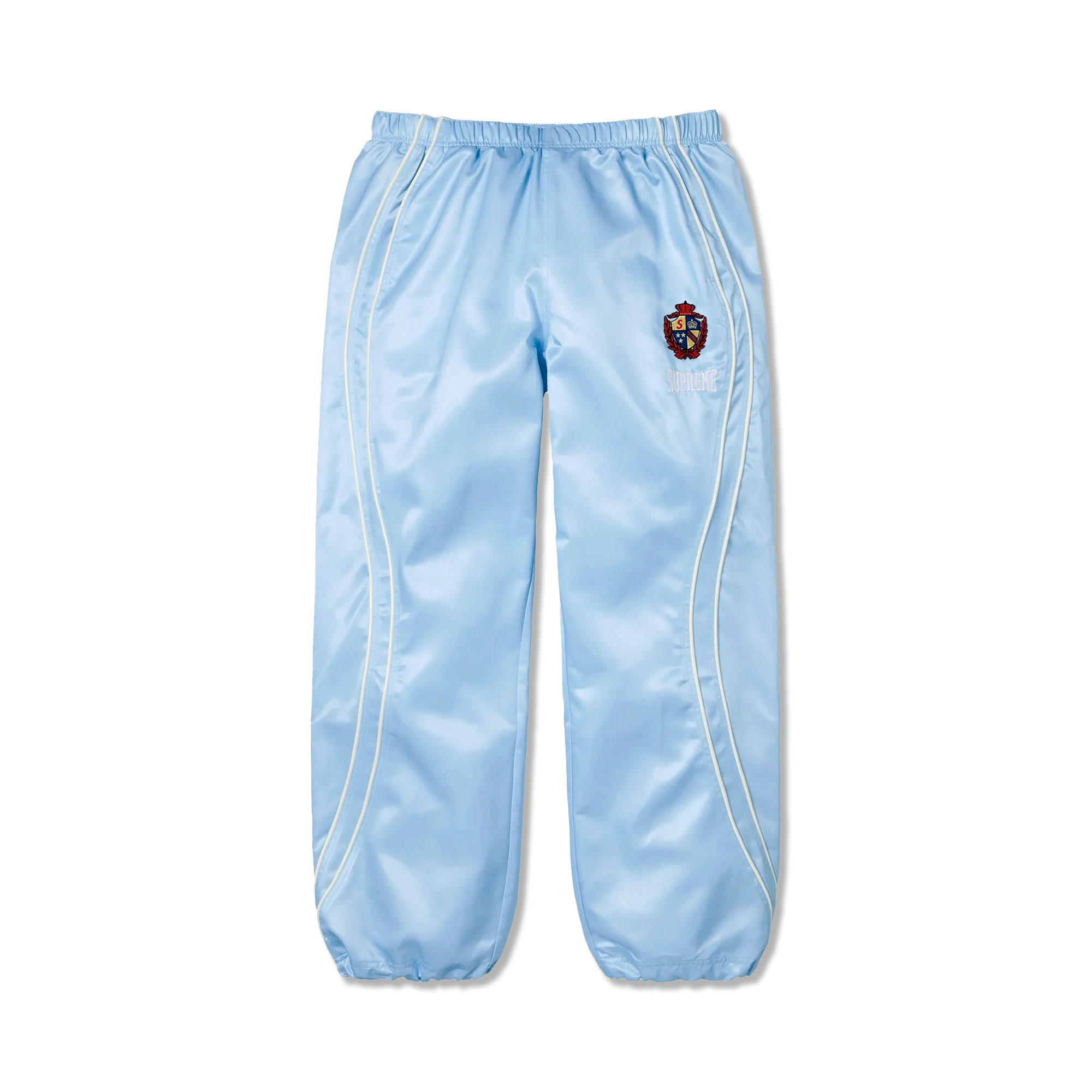 Satin Track Pants “Light Blue”