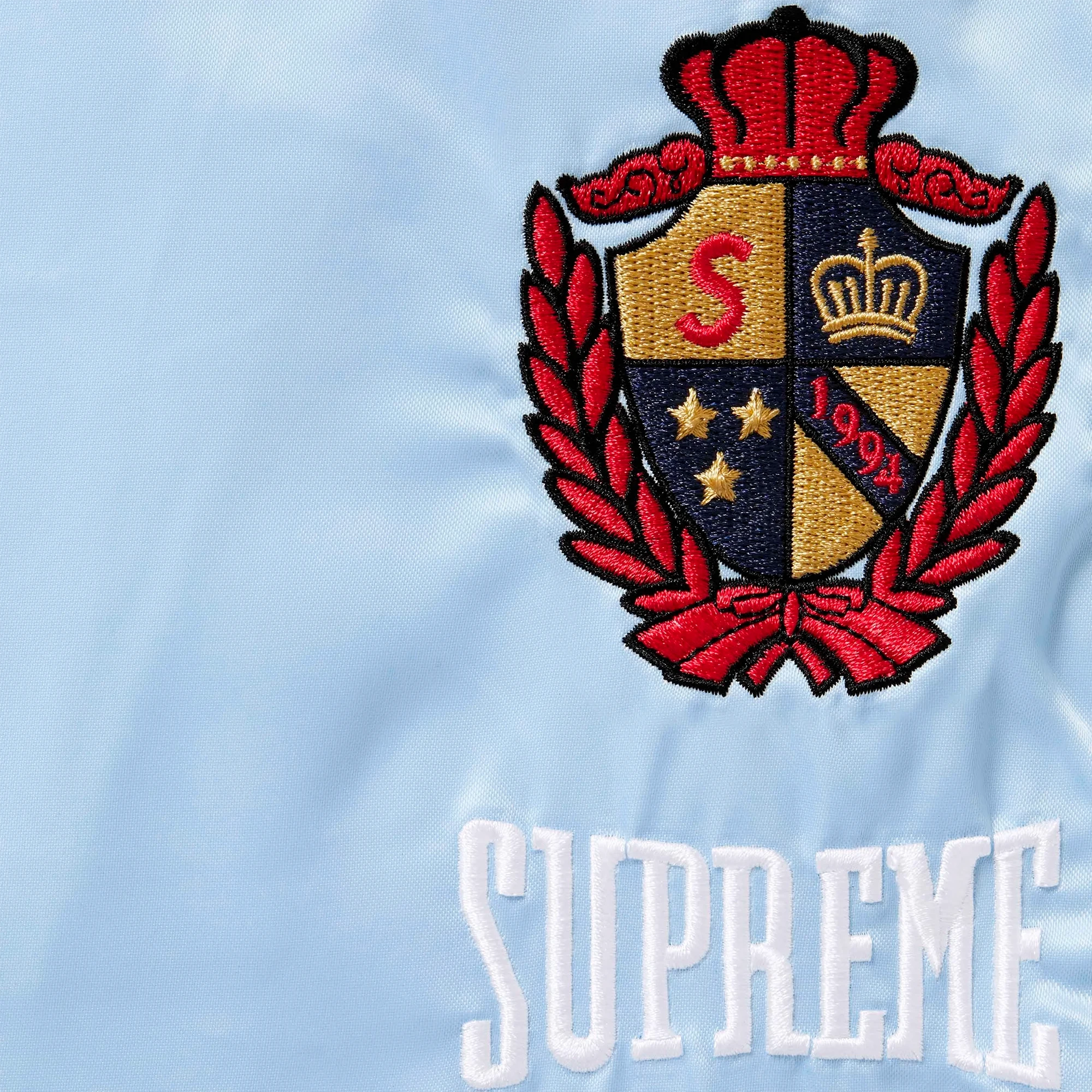 Satin Track Pants “Light Blue”