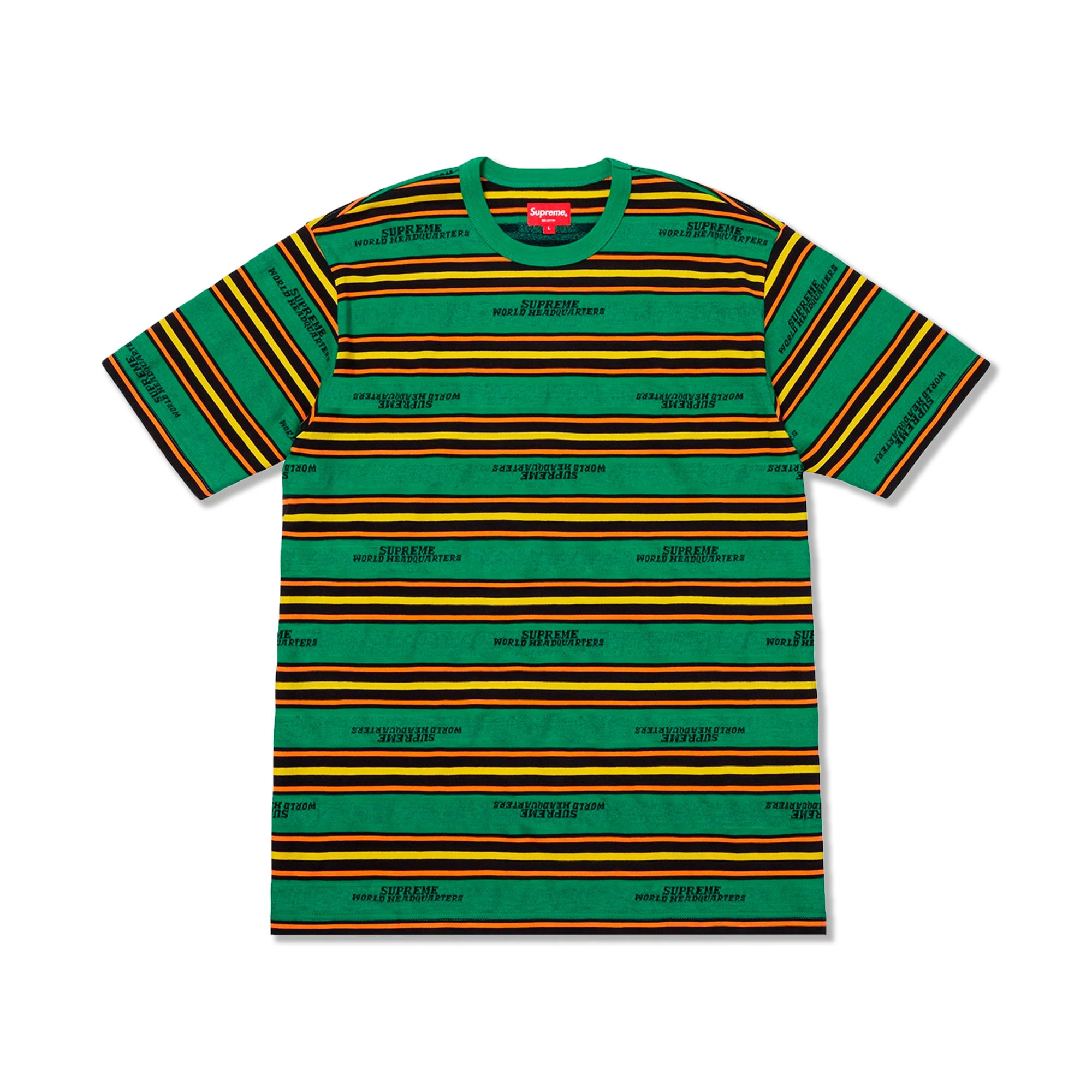 HQ Stripe Tee “Green”