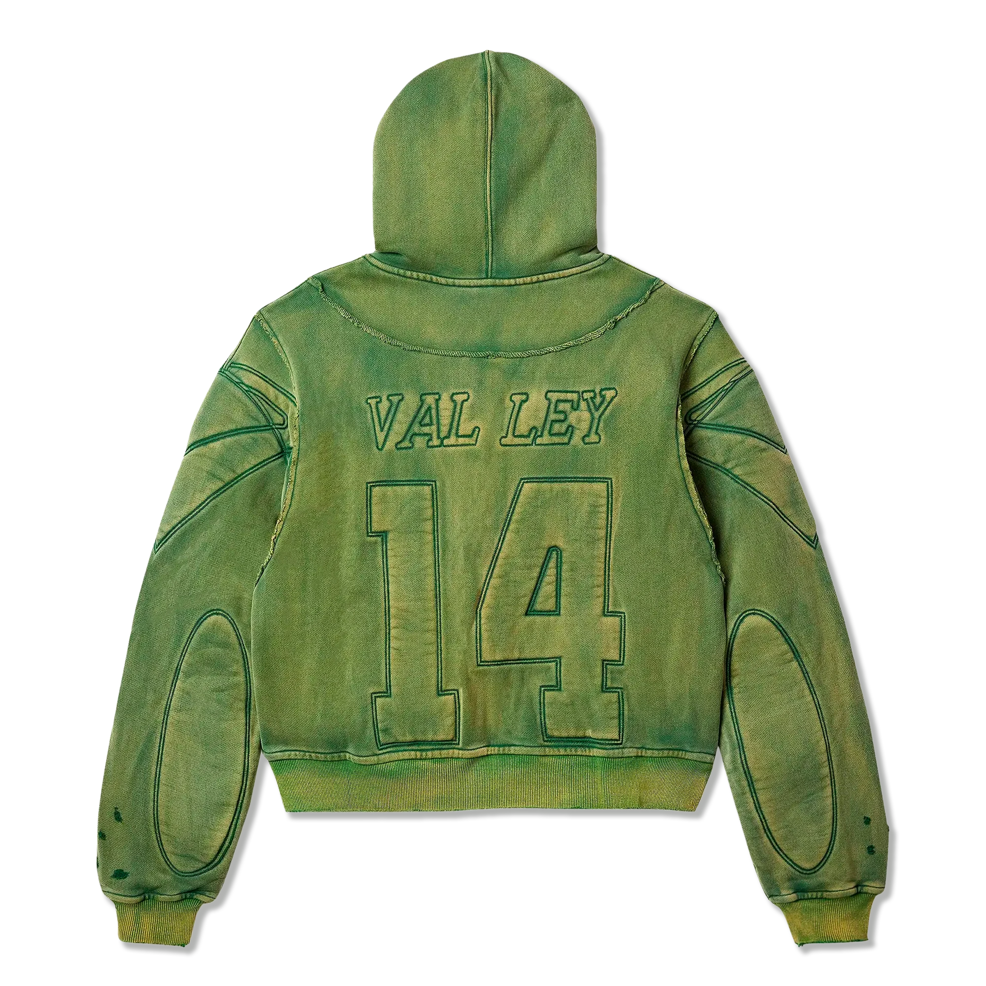 Hulk Armor Zip Up Hoodie "Green"