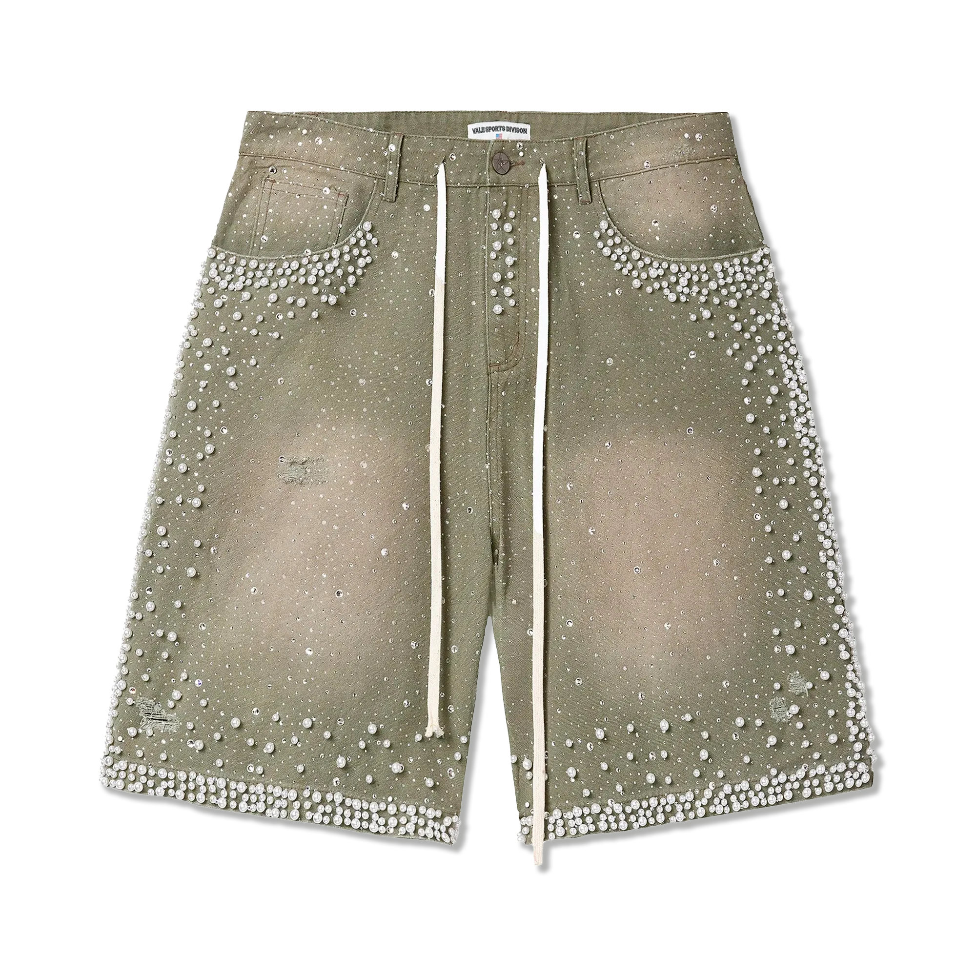 Rainforest Jorts "Seafoam"