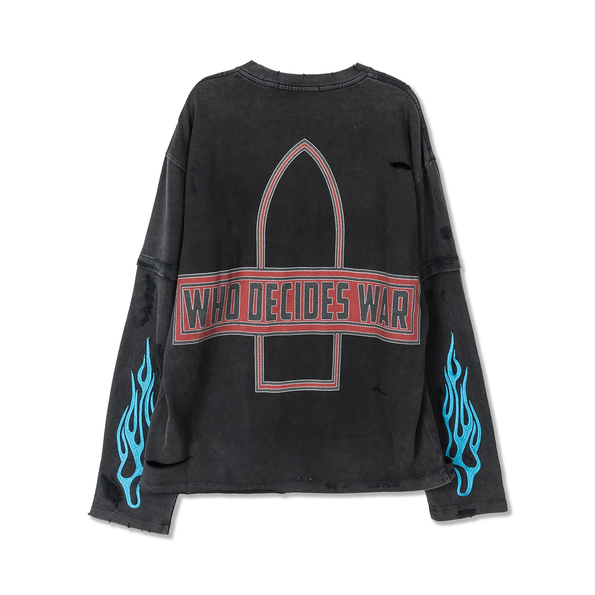 Flame Glass Double Jersey "Black"