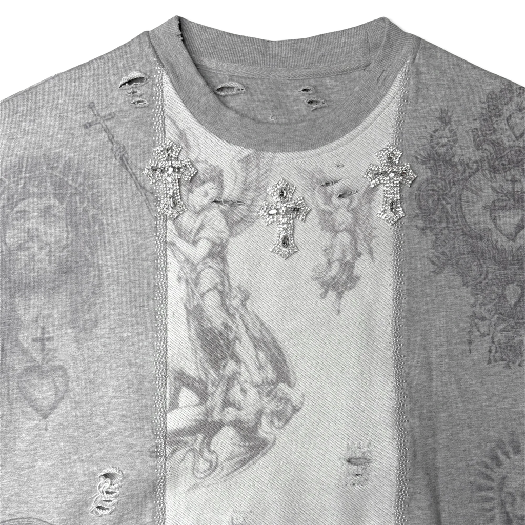 Freed Me From My Sins Sweater "White"