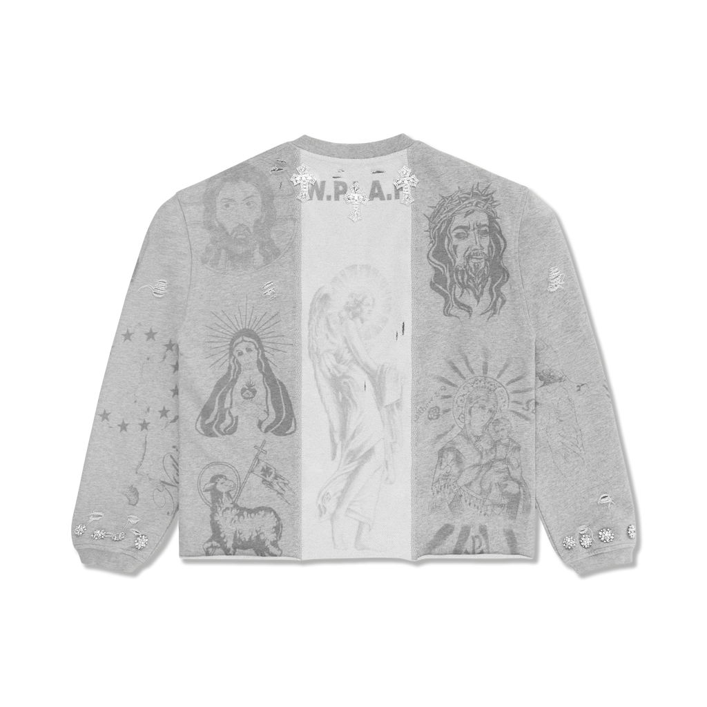 Freed Me From My Sins Sweater "White"