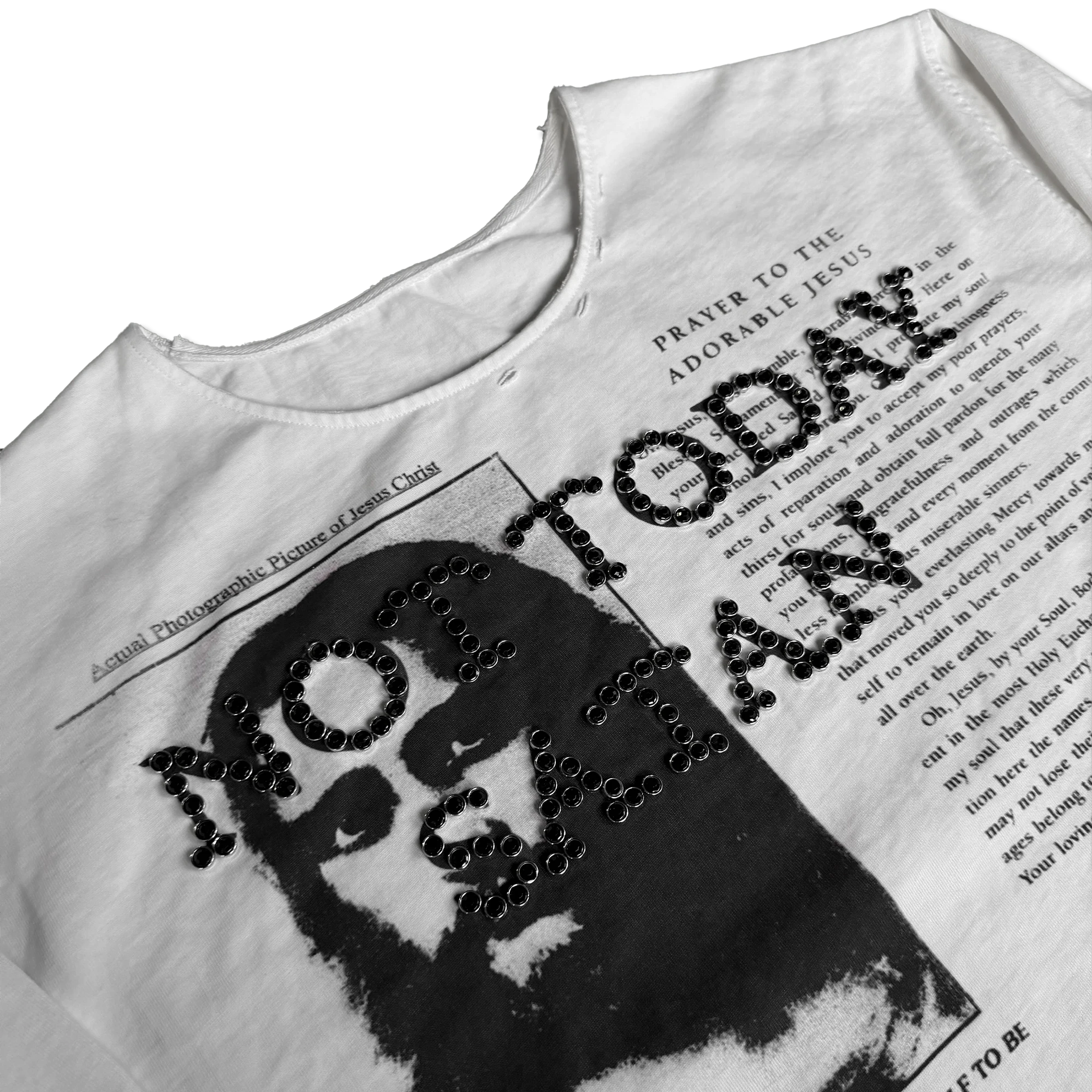 Not Today Satan Flared Longsleeve "White"