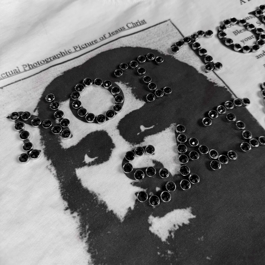 Not Today Satan Flared Longsleeve "White"