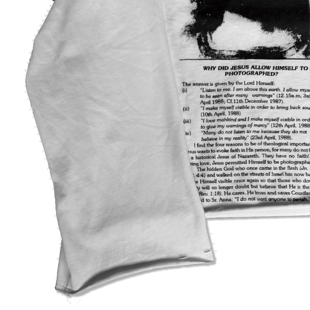 Not Today Satan Flared Longsleeve "White"